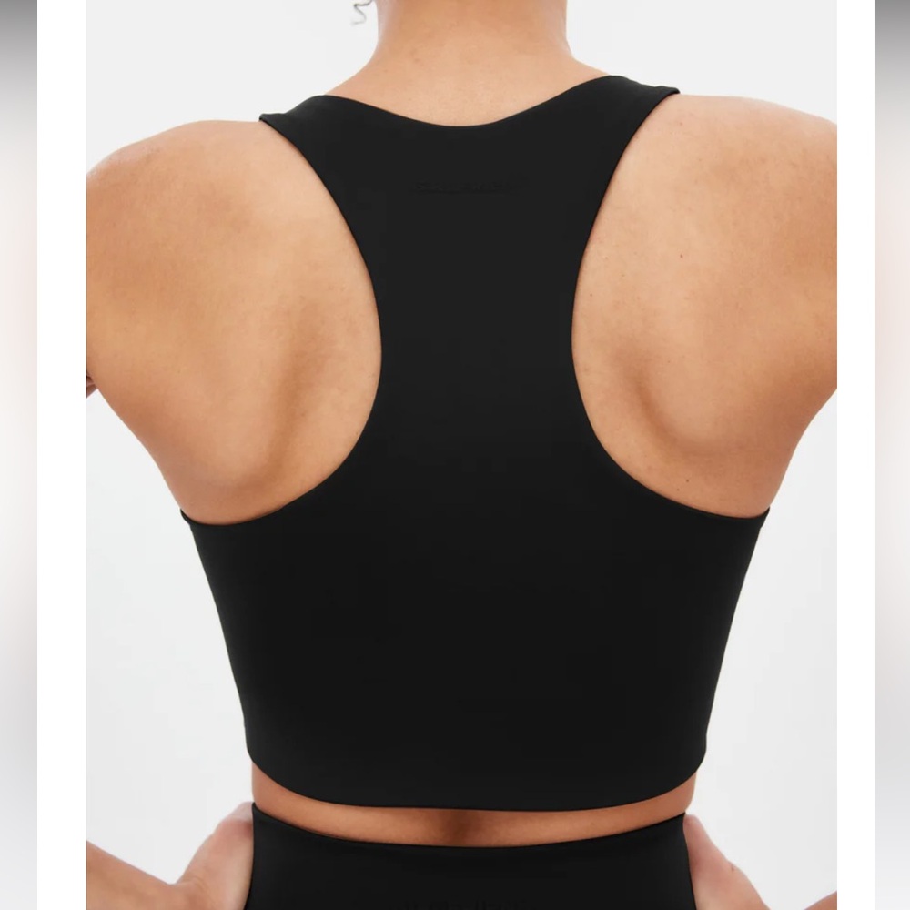 C29 Girlfriend collective Black Paloma Racerback Bra - Picture 2 of 3